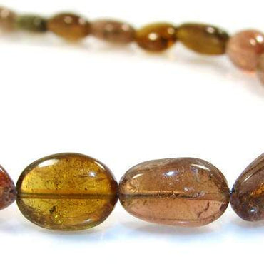 6-12mm Polychromatic Tourmaline Straight Drill Plain Nugget (ONLINE ORDER ONLY)