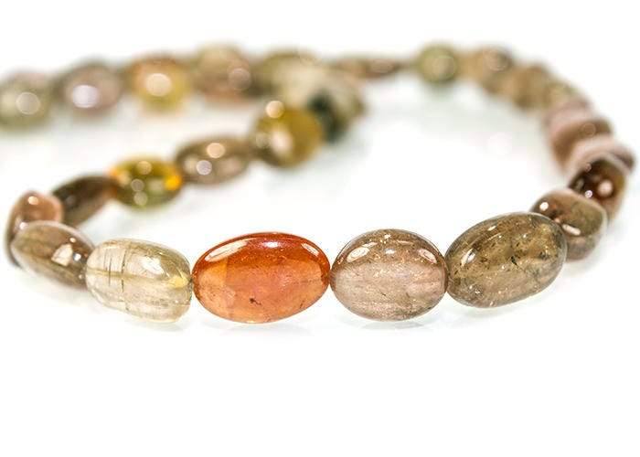 6-12mm Polychromatic Tourmaline Straight Drill Plain Nugget (ONLINE ORDER ONLY)