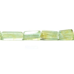 6-14mm Multi-tonal Prehnite Straight Drill Tube 17 inch 34 pieces (ONLINE ORDER ONLY)