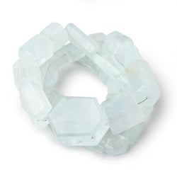 6-24mm Aquamarine Straight Drilled Natural Crystals 16 inch 39 beads (ONLINE ORDER ONLY)