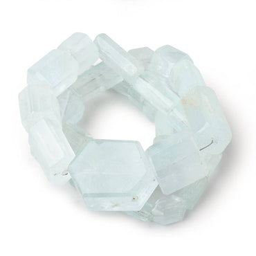 6-24mm Aquamarine Straight Drilled Natural Crystals 16 inch 39 beads (ONLINE ORDER ONLY)