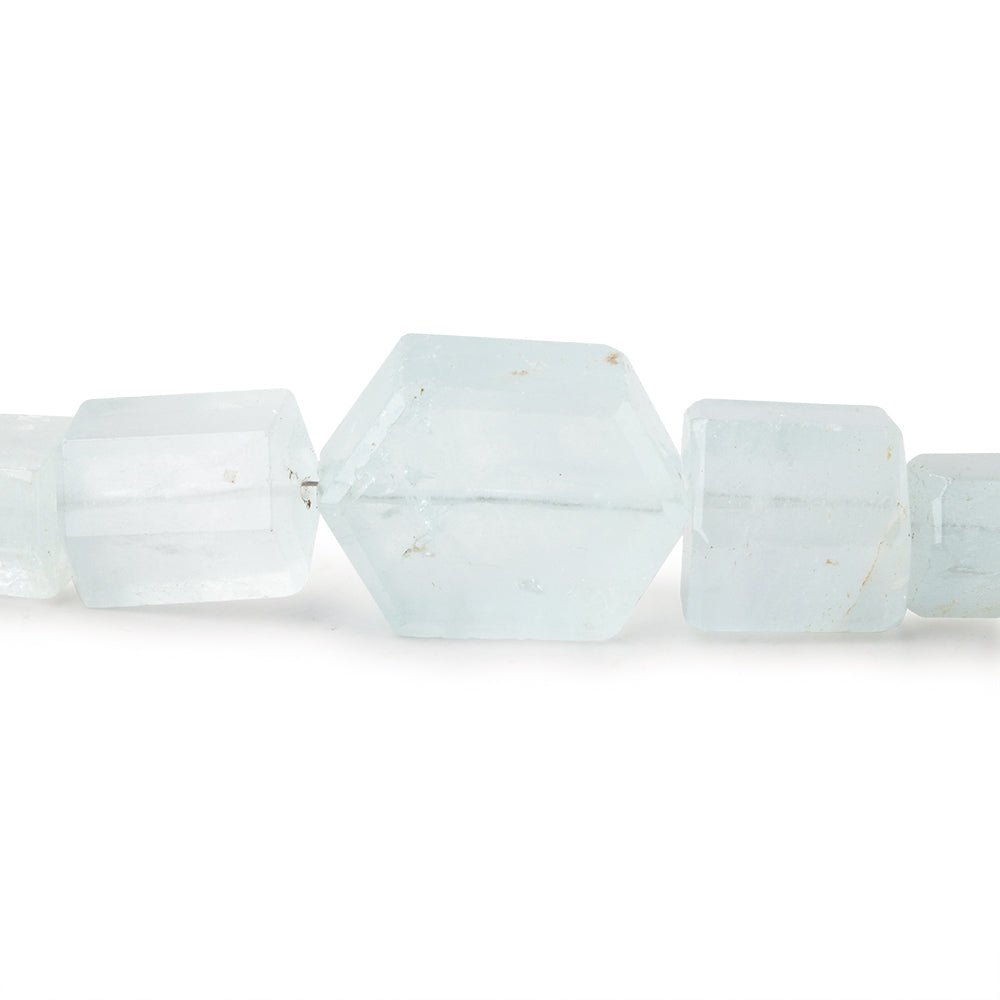 6-24mm Aquamarine Straight Drilled Natural Crystals 16 inch 39 beads (ONLINE ORDER ONLY)