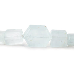 6-24mm Aquamarine Straight Drilled Natural Crystals 16 inch 39 beads (ONLINE ORDER ONLY)