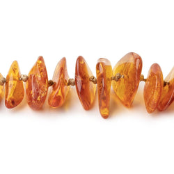 6-24mm Golden Amber Plain Nuggets 28 inch 112 beads (ONLINE ORDER ONLY)