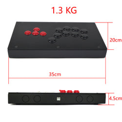 RAC-J802B All Button Leverless Arcade Game Controller for PC/PS/XBOX/SWITCH (Online Only)