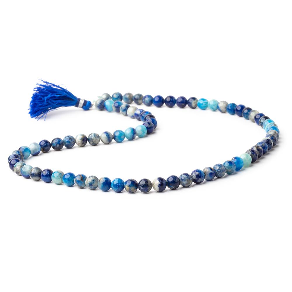 6-6.5mm Afghanite Plain Round Beads 18 inch 70 pieces AA (ONLINE ORDER ONLY)