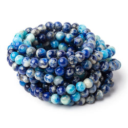 6-6.5mm Afghanite Plain Round Beads 18 inch 70 pieces AA (ONLINE ORDER ONLY)