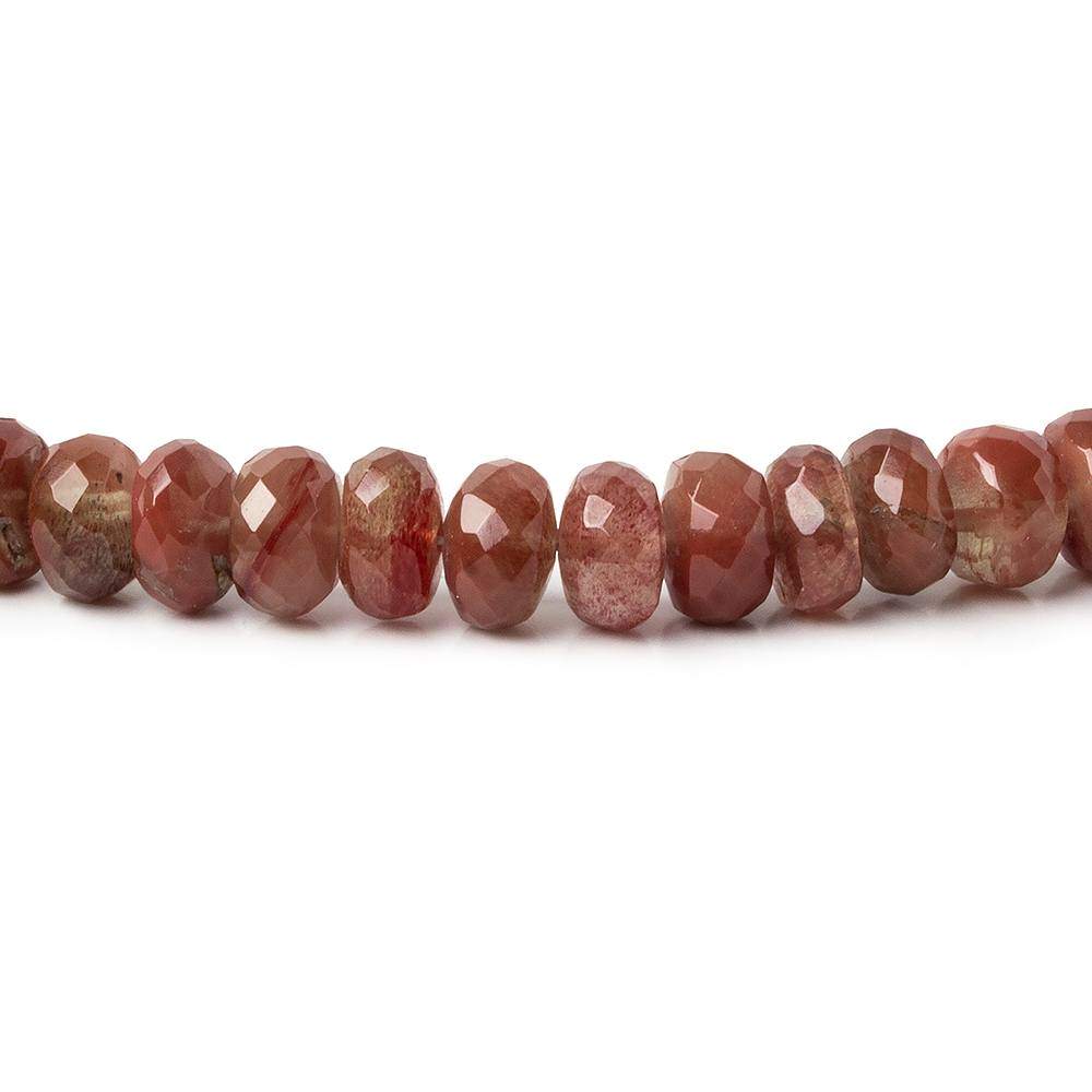 6-6.5mm Andesine Faceted Rondelle Beads 18 inch 118 pieces (ONLINE ORDER ONLY)