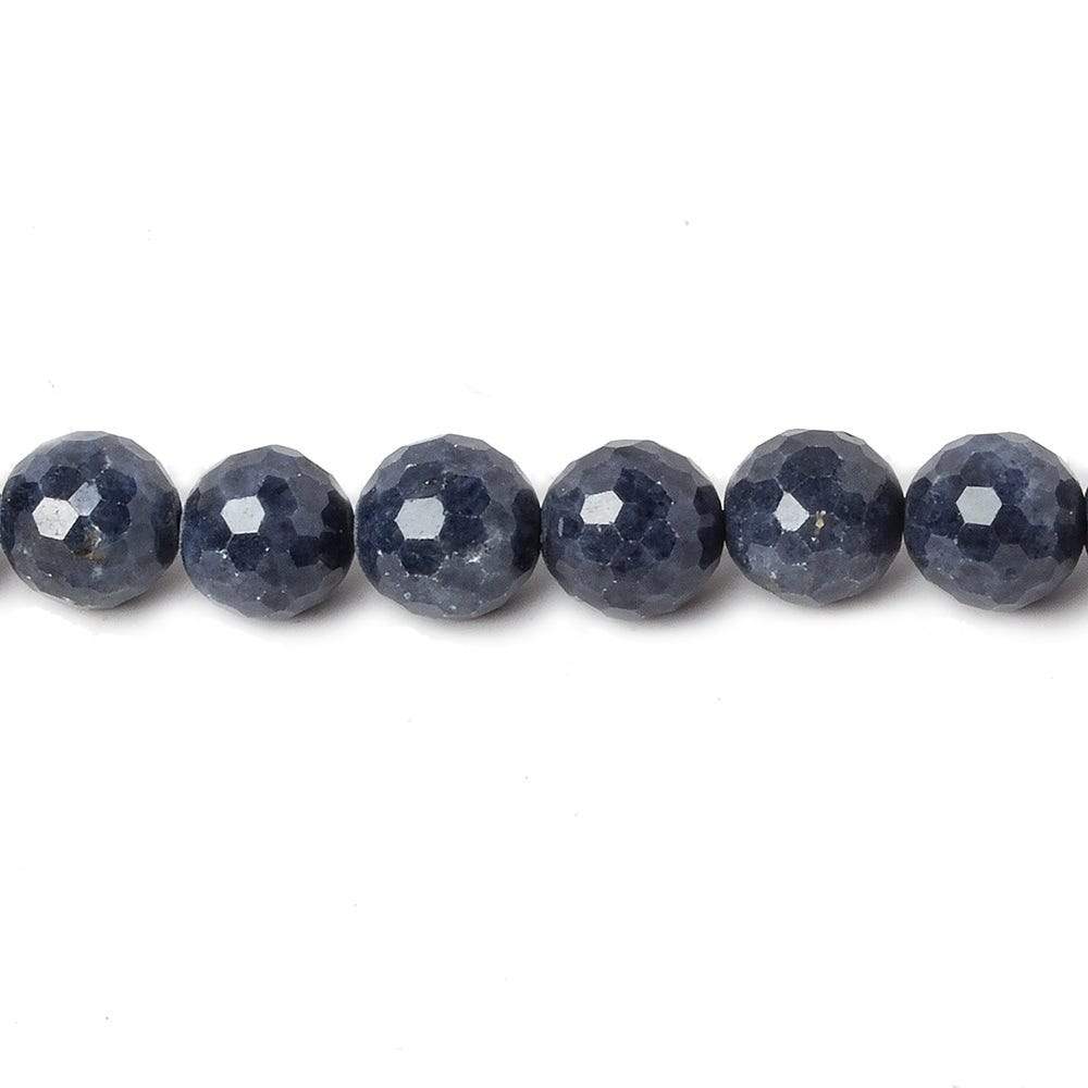 6-6.5mm Blue Sapphire Beads Faceted Round 7 inch 27 pieces (ONLINE ORDER ONLY)