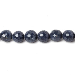 6-6.5mm Blue Sapphire Beads Faceted Round 7 inch 27 pieces (ONLINE ORDER ONLY)