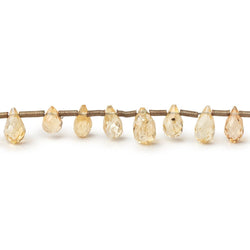 6-6.5mm Imperial Topaz Faceted Tear Drop Beads 8 inch 40 pieces (ONLINE ORDER ONLY)
