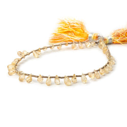 6-6.5mm Imperial Topaz Faceted Tear Drop Beads 8 inch 40 pieces (ONLINE ORDER ONLY)