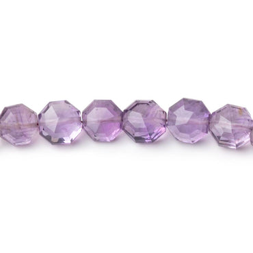 6-6.5mm Shaded Pink Amethyst Faceted Hexagon Beads 16 inch 60 pieces (ONLINE ORDER ONLY)