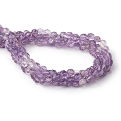 6-6.5mm Shaded Pink Amethyst Faceted Hexagon Beads 16 inch 60 pieces (ONLINE ORDER ONLY)