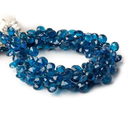 6-7.5mm Neon Apatite Faceted Heart Beads 8 inch 48 pieces AAA (ONLINE ORDER ONLY)