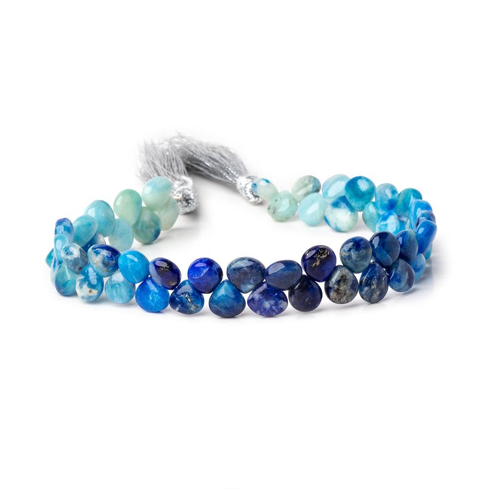 6-7mm Afghanite Plain Heart Beads 7.5 inch 52 pieces AAA (ONLINE ORDER ONLY)