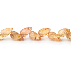 6-7mm Imperial Topaz Shoulder Drill Faceted Tear Drop 4 inch 17 Beads (ONLINE ORDER ONLY)