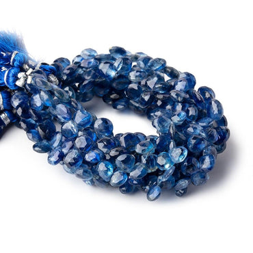6-7mm Kyanite Faceted Heart Beads 7.5 inch 58 pieces AA (ONLINE ORDER ONLY)