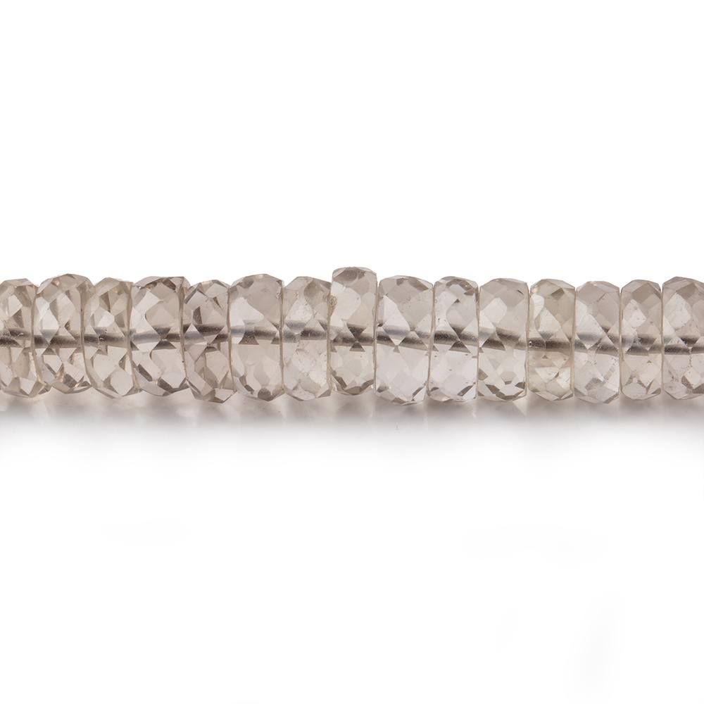 6-7mm Light Smoky Quartz Faceted Heishi Beads 16.75 inch 160 pieces (ONLINE ORDER ONLY)