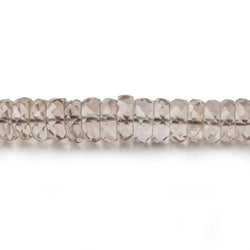 6-7mm Light Smoky Quartz Faceted Heishi Beads 16.75 inch 160 pieces (ONLINE ORDER ONLY)