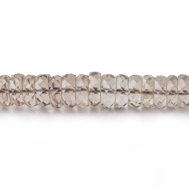 6-7mm Light Smoky Quartz Faceted Heishi Beads 16.75 inch 160 pieces (ONLINE ORDER ONLY)