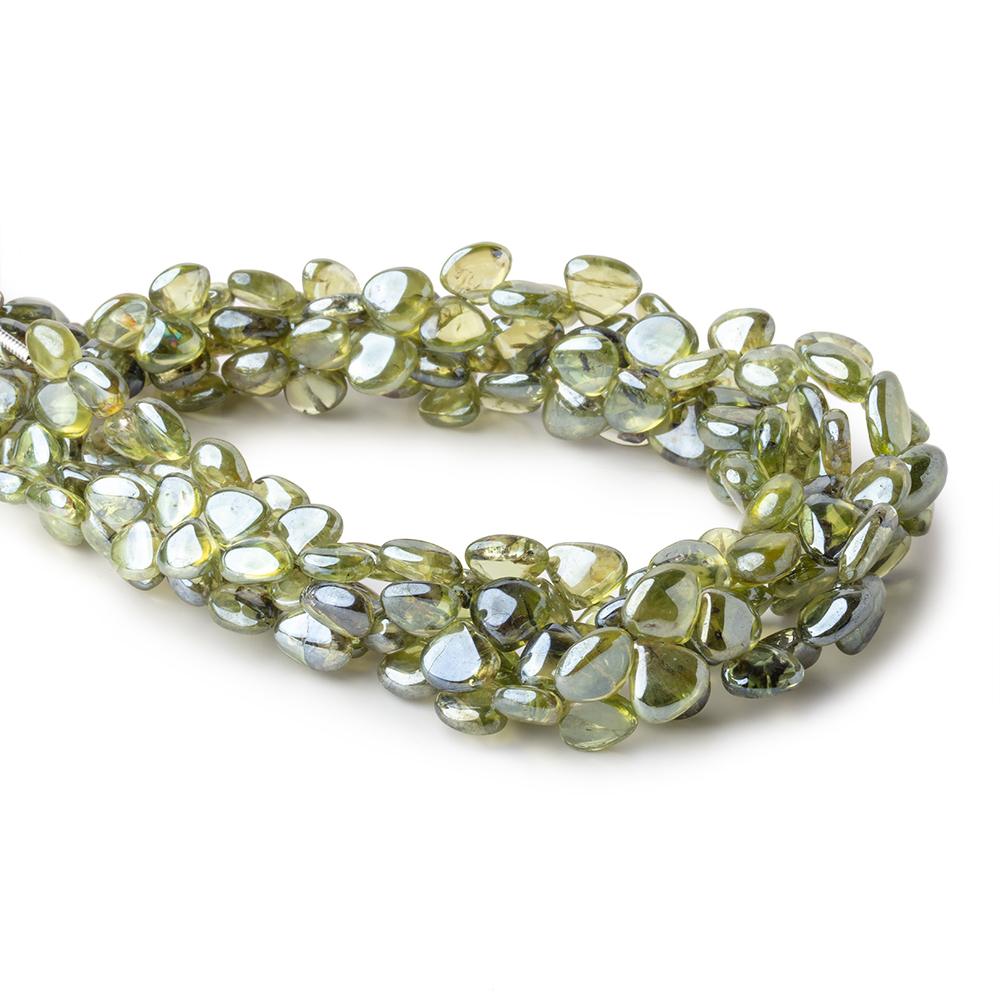 6-7mm Mystic Prehnite Plain Heart Beads 8 inch 58 pieces (ONLINE ORDER ONLY)