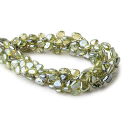 6-7mm Mystic Prehnite Plain Heart Beads 8 inch 58 pieces (ONLINE ORDER ONLY)