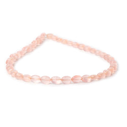 6-7mm Pink Chalcedony Faceted Oval Beads 12.5 inch 43 pieces (ONLINE ORDER ONLY)