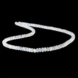 6-7mm Rainbow Moonstone Faceted Rondelle Beads 18 inch 115 pieces (ONLINE ORDER ONLY)