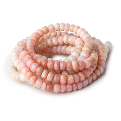 6-7mm Shaded Pink Peruvian Opal Faceted Rondelle Beads 18 inch 106 pieces (ONLINE ORDER ONLY)