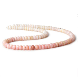 6-7mm Shaded Pink Peruvian Opal Faceted Rondelle Beads 18 inch 106 pieces (ONLINE ORDER ONLY)