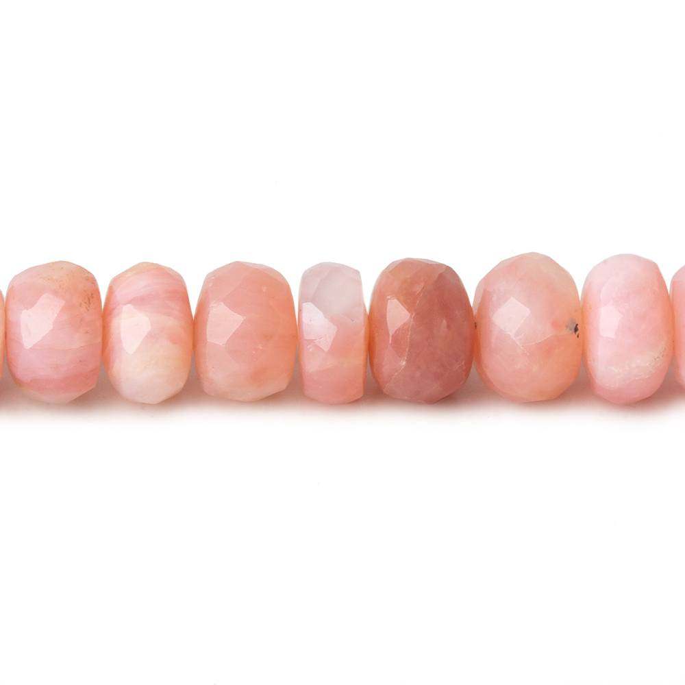 6-7mm Shaded Pink Peruvian Opal Faceted Rondelle Beads 18 inch 106 pieces (ONLINE ORDER ONLY)