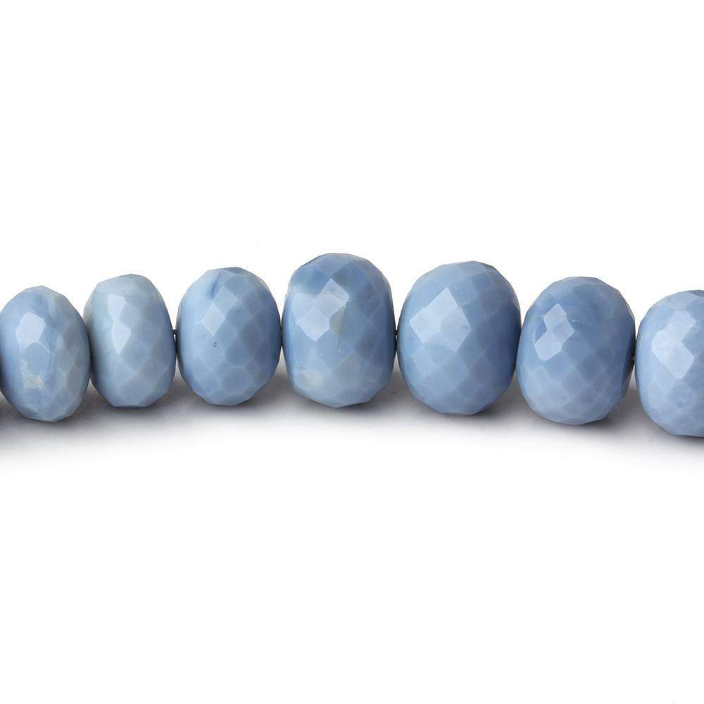 6-8.5mm Owyhee Denim Blue Opal Faceted Rondelle Beads 16 inch 95 beads (ONLINE ORDER ONLY)