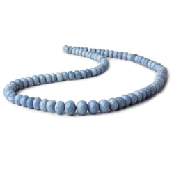 6-8.5mm Owyhee Denim Blue Opal Faceted Rondelle Beads 16 inch 95 beads (ONLINE ORDER ONLY)