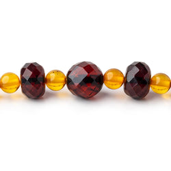 6-8mm Baltic Amber Mixed Shape Necklace 17.5 inch 63 Beads (ONLINE ORDER ONLY)