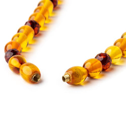 6-8mm Baltic Amber Mixed Shape Necklace 17.5 inch 63 Beads (ONLINE ORDER ONLY)