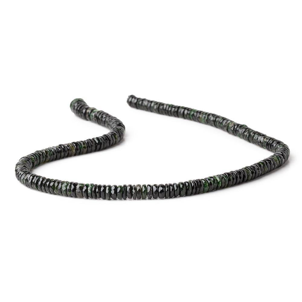 6-8mm Chrome Tourmaline Faceted Heishi Beads 15 inch 190 pieces (ONLINE ORDER ONLY)