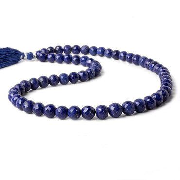 6-8mm Lapis Lazuli Faceted Round Beads 15 inch 61 pieces (ONLINE ORDER ONLY)