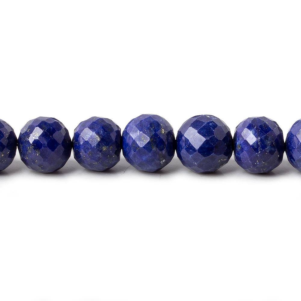 6-8mm Lapis Lazuli Faceted Round Beads 15 inch 61 pieces (ONLINE ORDER ONLY)