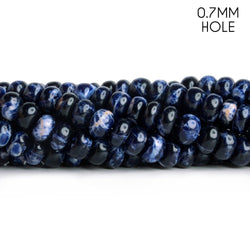 6-8mm Sodalite Plain Rondelle 16 inch 80 beads (ONLINE ORDER ONLY)