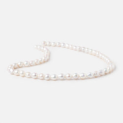 6-8mm White Petite Ultra Baroque Freshwater Pearls 16 inch 54 Beads (ONLINE ORDER ONLY)