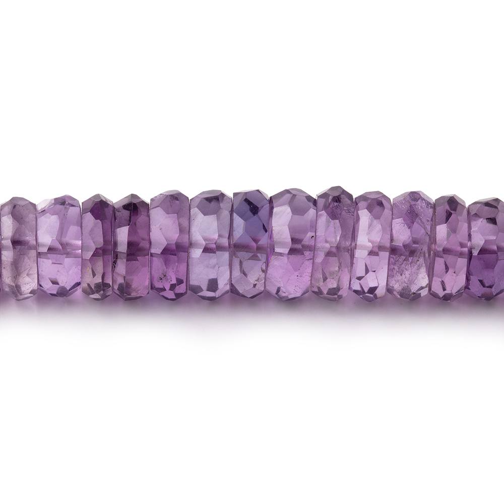 6-9mm Amethyst Faceted Heshi Beads 16.25 inch 145 pieces (ONLINE ORDER ONLY)