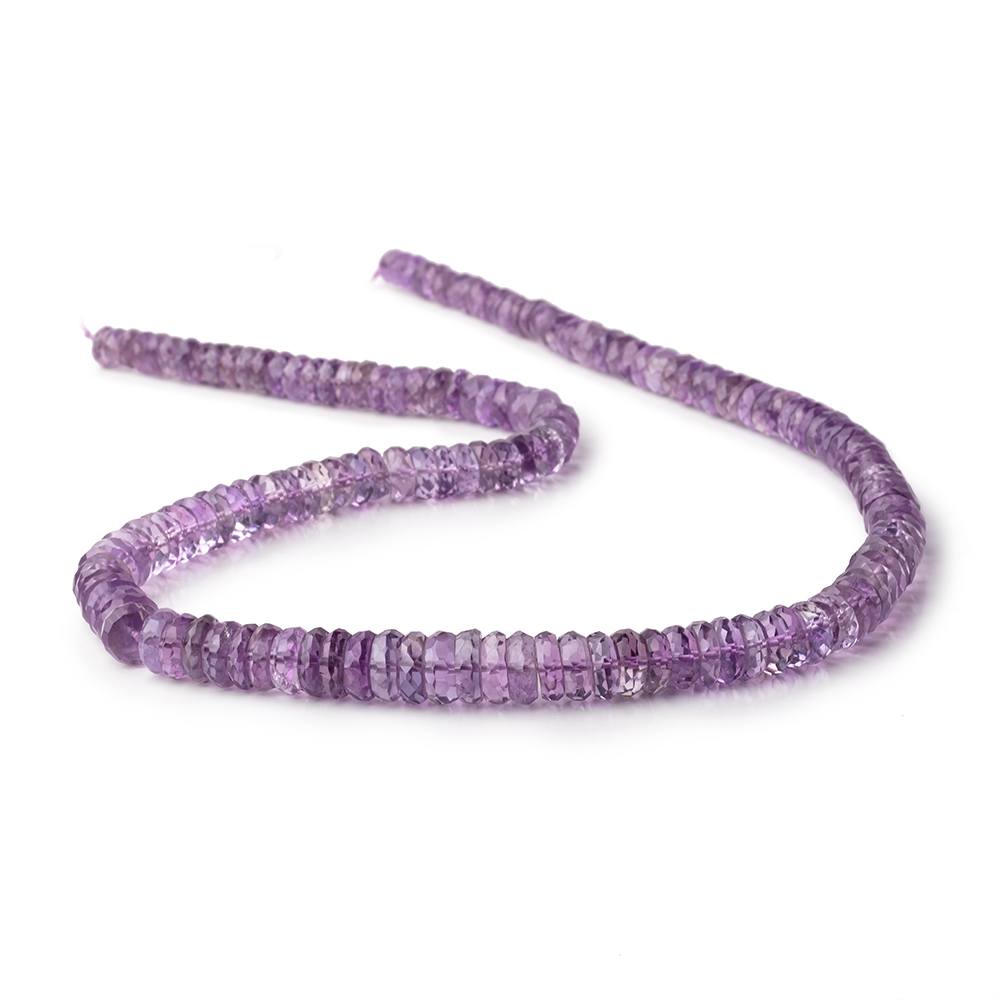 6-9mm Amethyst Faceted Heshi Beads 16.25 inch 145 pieces (ONLINE ORDER ONLY)