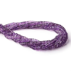 6-9mm Amethyst Faceted Heshi Beads 16.25 inch 145 pieces (ONLINE ORDER ONLY)