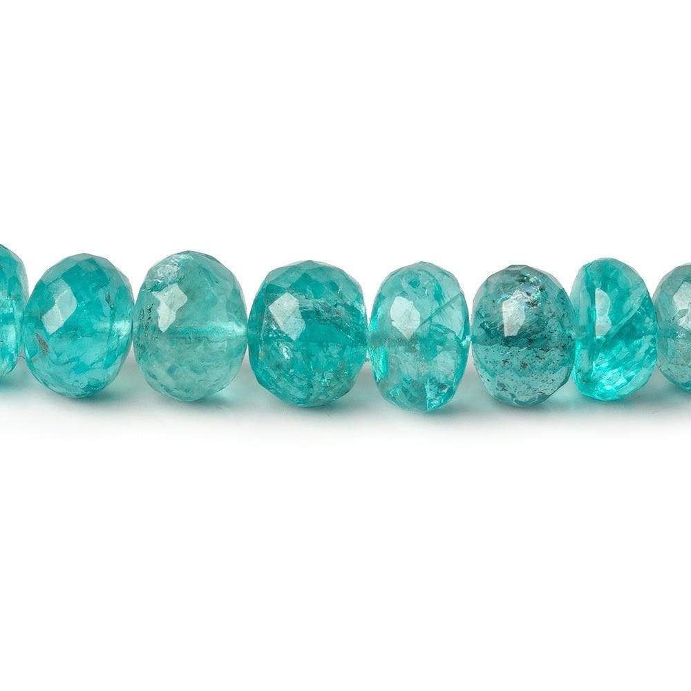 6-9mm Apatite faceted rondelle beads 18 inch 97 pieces AA (ONLINE ORDER ONLY)