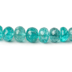 6-9mm Apatite faceted rondelle beads 18 inch 97 pieces AA (ONLINE ORDER ONLY)