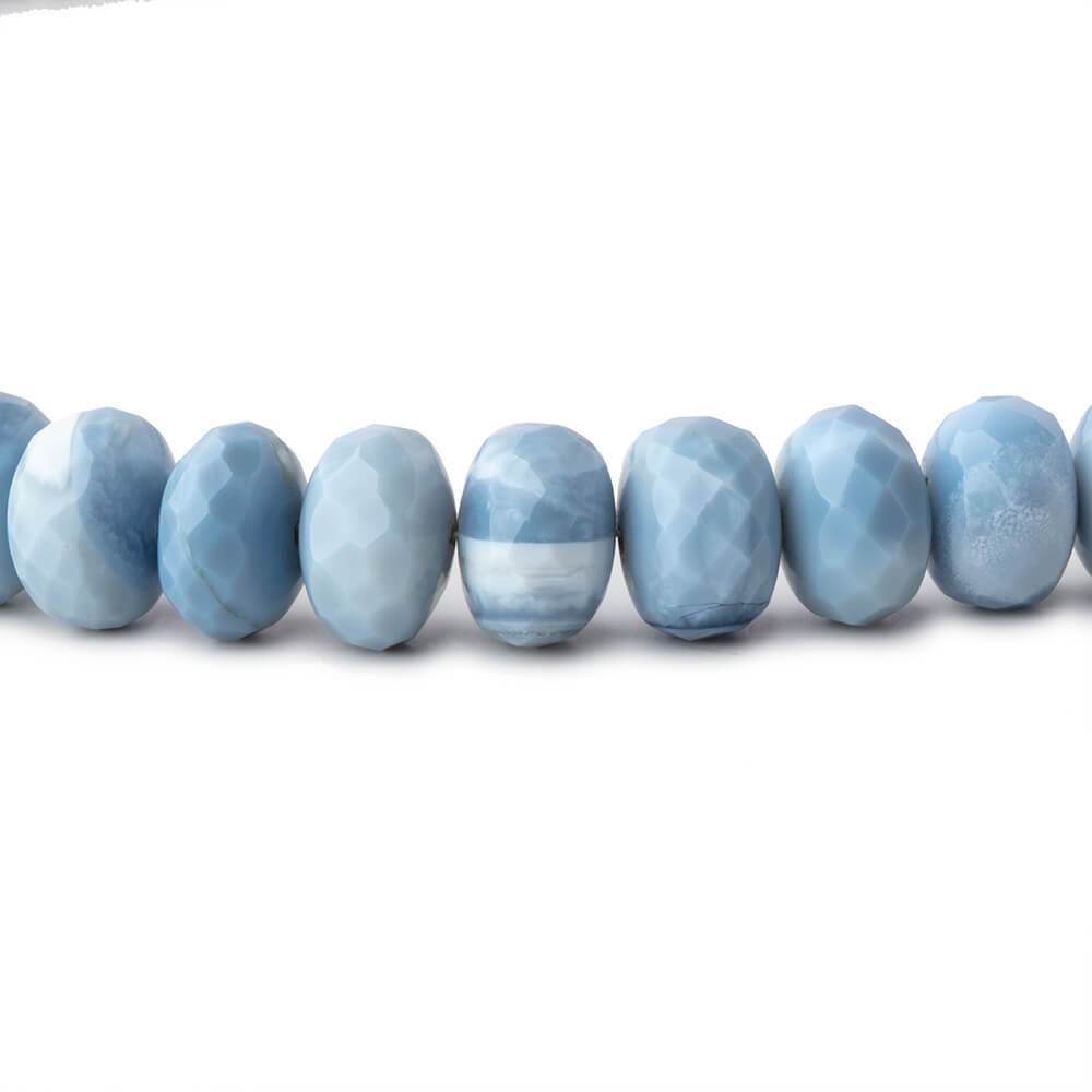 6-9mm Owyhee Blue Opal Faceted Rondelle Beads 18 inch 93 pieces (ONLINE ORDER ONLY)