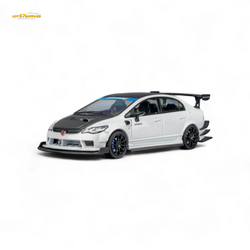 (Pre-Order) Microturbo Honda Civic Type R FD2 Spoon Sports - Metallic White 1:64 (Online Order Only)