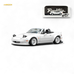(Pre-Order) Microturbo Custom MX5 Rocket Bunny - Metallic White 1:64 (ONLINE ORDER ONLY)