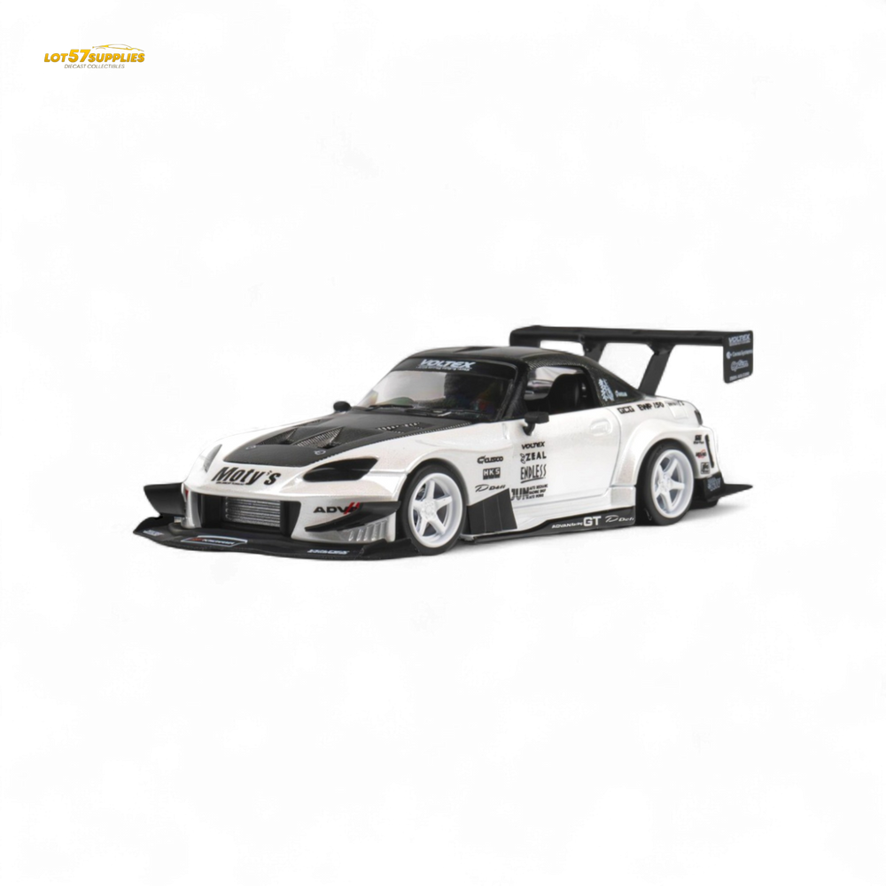 Microturbo Custom S2000 - Metallic White TOP FUEL 1:64 (ONLINE ORDER ONLY)